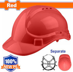 Wadfow Construction Site Helmet Red WSH1304