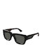 Gucci Unisex Γυαλιά Ηλίου με Μαύρο Κοκκάλινο Σκελετό και Γκρι Φακό GG1668s 001