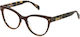 Women's Acetate Cat Eye Brown Tortoise VBM846S 0U86