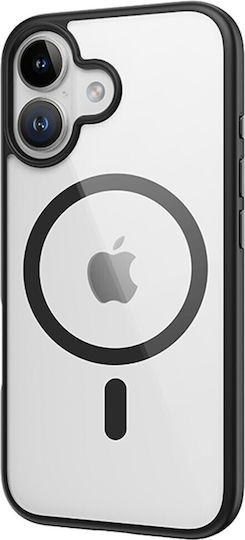 Rock Back Cover Σιλικόνης Μαύρο (iPhone 16 Plus)