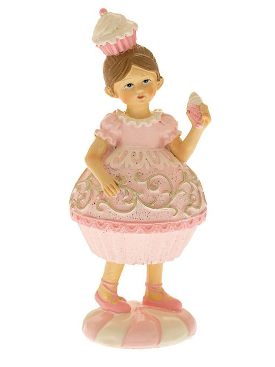 Iliadis Christmas Plastic Figure Toddler Pink Length 6.5cm Cupcake