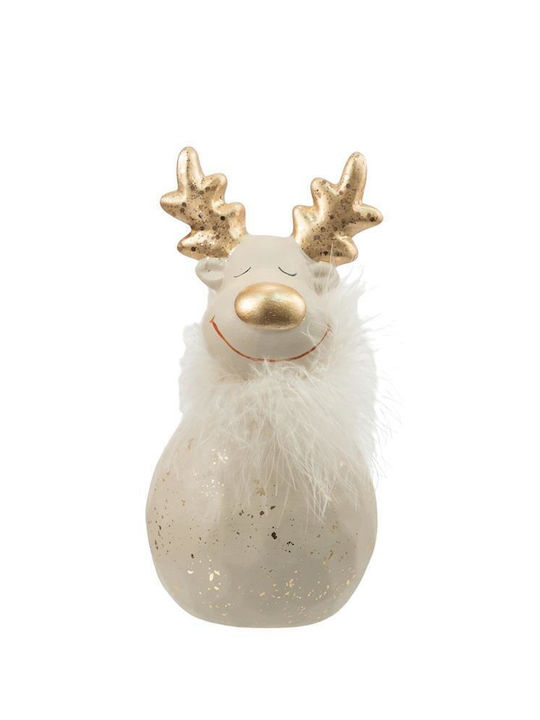 Zen Collection De Crăciun Figurină Ren Portocaliu Înălțime 21cm.