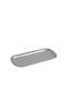 Espiel Snow Serving Platter Rectangular made of Porcelain Gray 37x20cm