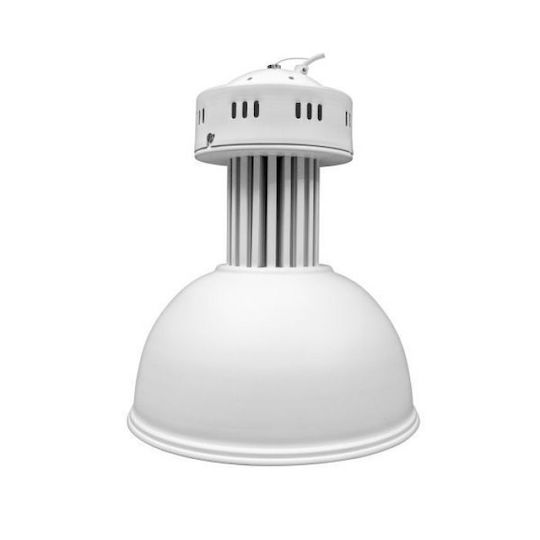 KT Lighting Φωτιστικό Καμπάνα 16.2W Θερμό Λευκό με Ενσωματωμένο LED Λευκό