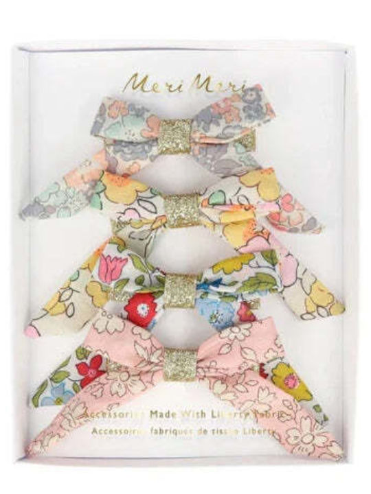 Meri Meri Kids Hair Clips Set with Multicolour Hair Clips 4 Pieces