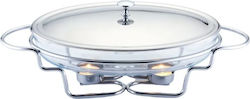 Bohmann Bh 2007-30cg Serving Platter 3l Lid Inox Base