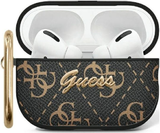 Hülle Apple AirPods Pro 2 Guess Cover Hook Guap2pg4gpk Schwarz 3666339310608