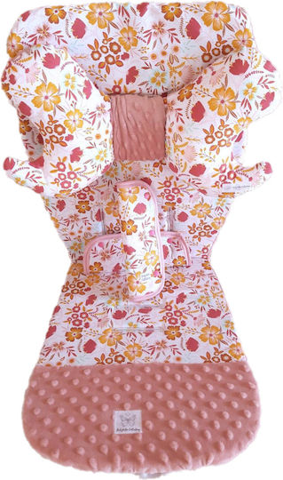 BabyValia Stroller Seat Liner Double Sided 35x85cm Pink