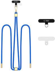 Tech-Protect C2s Neck Strap for Mobile Phones Blue