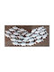 Metal Fish Wall Decor 123x6x54cm