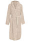 Madi Bathrobe with Hood Champagne, Beige