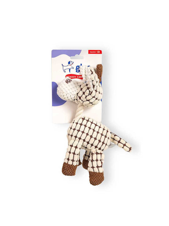 Παιχνίδι Σκύλου Glee Donkey Caramel Squeaky 20x14x7cm