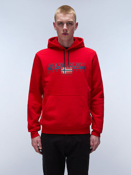 Napapijri Sweatshirt with Hood Red