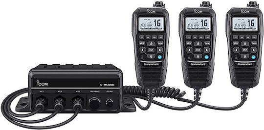 Icom Vhf Marine Transceiver Ic-m510bb Black Box Πομποδέκτης Class D