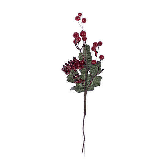 TnS Christmas Decorative Branch 34cm Berries