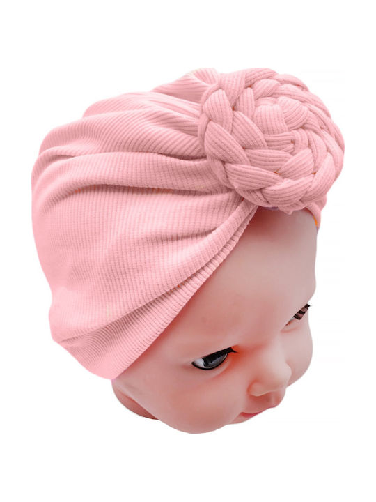 Kayra Baby Τουρμπάνι σε Ροζ Χρώμα