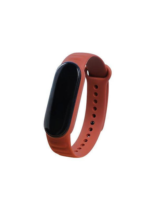 Λουράκι Xiaomi Mi Band 4 Mi Band 5 Mi Band 6 Grips Καφέ Ασυσκεύαστο 1110124010058