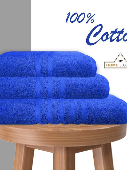 My Home Luxury Hand Towel 40x60cm Blue Weight 6...