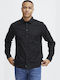 Long-sleeved Cotton Shirt Black