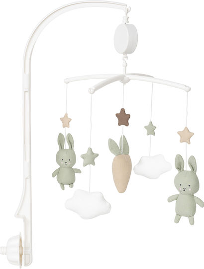 Jabadabado Mobile for Cot with Music Bunnies for 0++ Months
