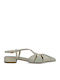Pumps mit Riemen & Niedriges Absatz Goldene 24834-Gold
