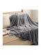 Astron Italy Ριχτάρι Πολυθρόνας Γούνινο 130x160εκ. Grey