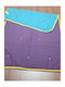 Baby Bites Blanket Cot Purple Mora 138x89cm
