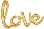 Balloon Jumbo Valentine's Day Gold 78cm