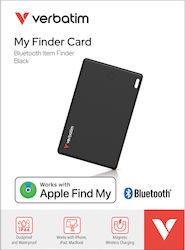 Verbatim My Finder Card Apple Find My Tracker Black