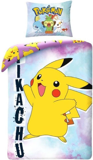 Pokemon Set Kids Duvet Cover Single Multicolour