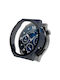 Carcasă Huawei Watch GT 3 Pro 46mm PC + Sticlă Temperată Albastru Cerneală