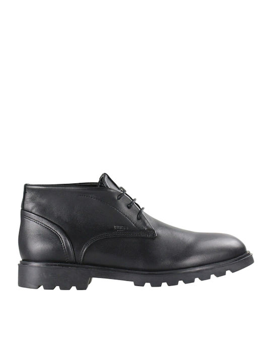 Boss Shoes Ankle Boots Μαύρα