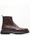 Damiani Leather Brown Boots