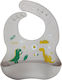 Beboulino Waterproof Bib Silicone with Pocket Pink