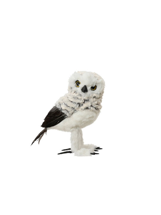 Kaemingk De Crăciun Figurină Bufniță Albă Înălțime 16cm.