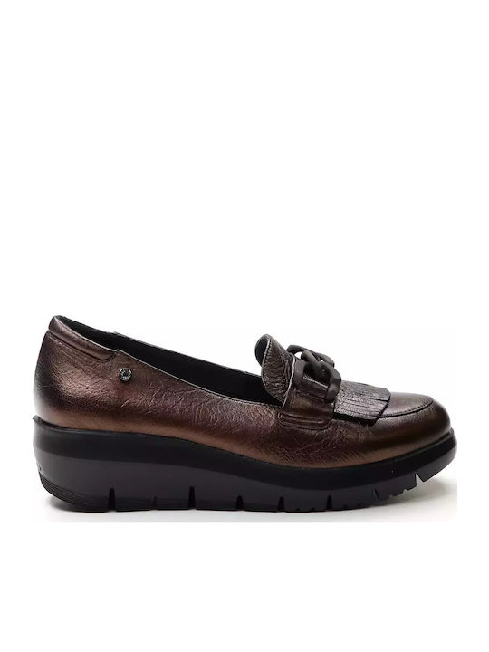 Women's Moccasins in Brown Color