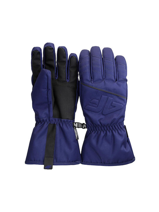 4F Men's Ski & Snowboard Gloves Blue