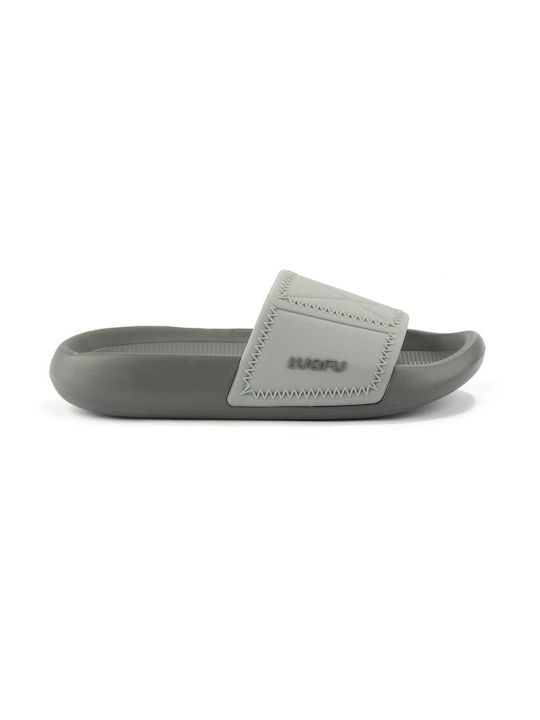 Fshoes Men's Slides Gray