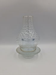 Tisch-Glasöl-Lampe mit gesprenkeltem transparen...