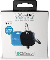 Boompods BoomTag Rechargeable Apple Find My Blue & Black Boompods BoomTag Rechargeable Apple Find My Blue & Black