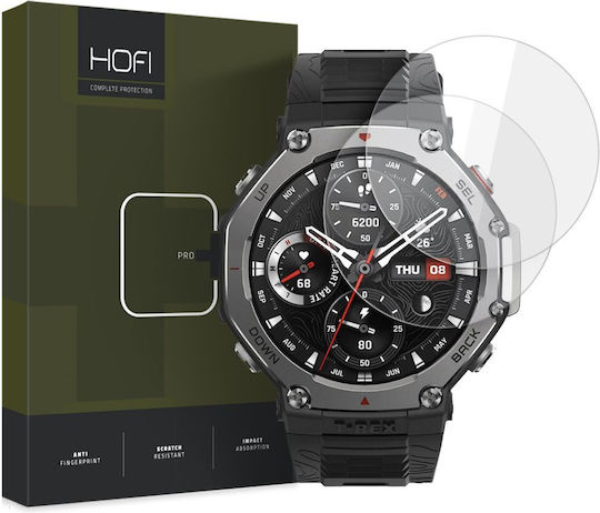 Hofi Glass Pro+ Gehärtetes Glas für das Amazfit T-Rex 3 2Stück