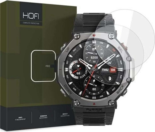Hofi Glass Pro+ Gehärtetes Glas für das Amazfit T-Rex 3 2Stück