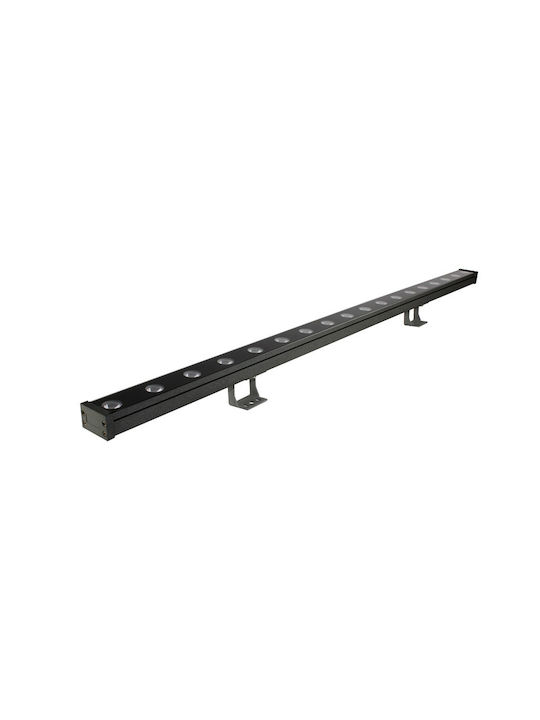 Aca Εξωτερικό Φωτιστικό LED Wall Washer 18W με Θερμό Λευκό Φως IP66 Μαύρο