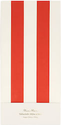 Papiertischdecke Rot-Weiß Gestreift 2,6 x 1,4m Meri Meri Papiertischdecke Rot-Weiß Gestreift 2,6 x 1,4m Meri Meri