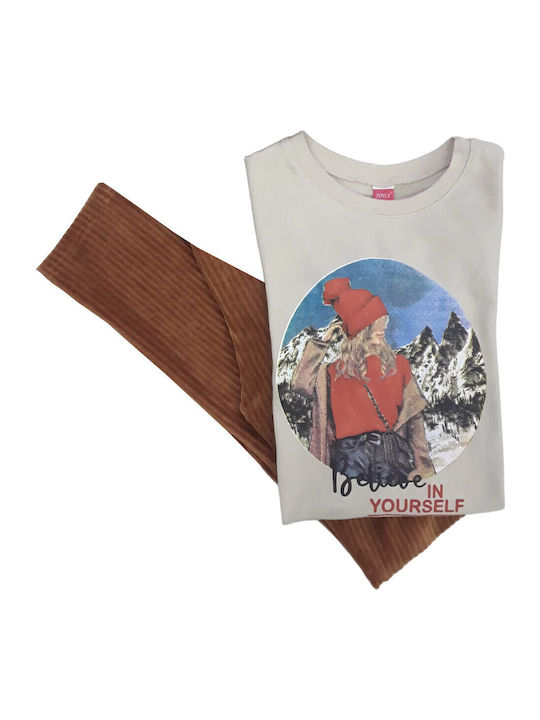 Joyce Kids Set with White Pants 2 Pieces