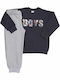 Kinder Sweatpants Set - Jogginganzug Gray 2Stück