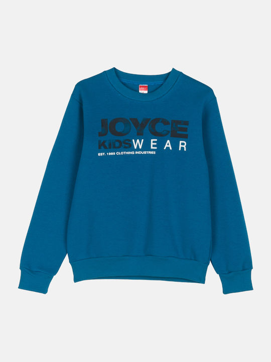 Joyce Παιδικό Φούτερ Πετρόλ Kidswear