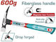 Total Hammer 600gr with Fiberglass Handle THCH61060