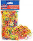 Silicone Hair Elastics Ronney Professional Mix Color 100g