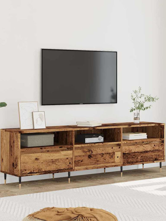Brown TV Stand L150xD30xH44.5cm